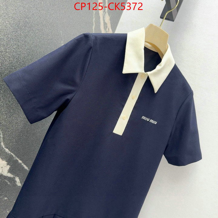Clothing-MIU MIU designer replica ID: CK5372 $: 125USD