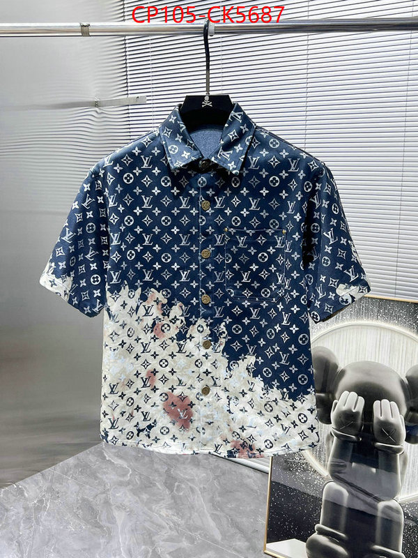 Clothing-LV aaaaa+ quality replica ID: CK5687 $: 105USD