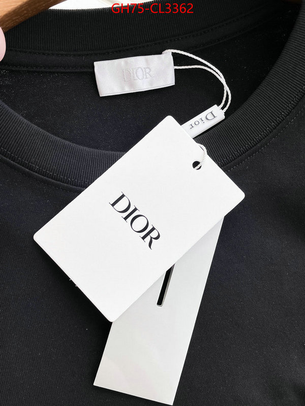 Clothing-Dior replica how can you ID: CL3362 $: 75USD