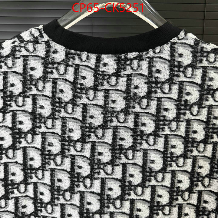 Clothing-Dior 2024 perfect replica designer ID: CK5251 $: 65USD