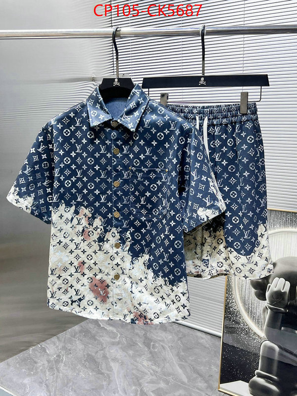 Clothing-LV aaaaa+ quality replica ID: CK5687 $: 105USD