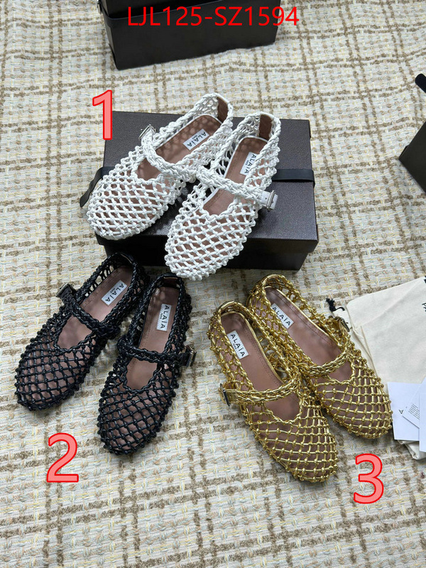Women Shoes-ALAIA luxury fake ID: SZ1594 $: 125USD