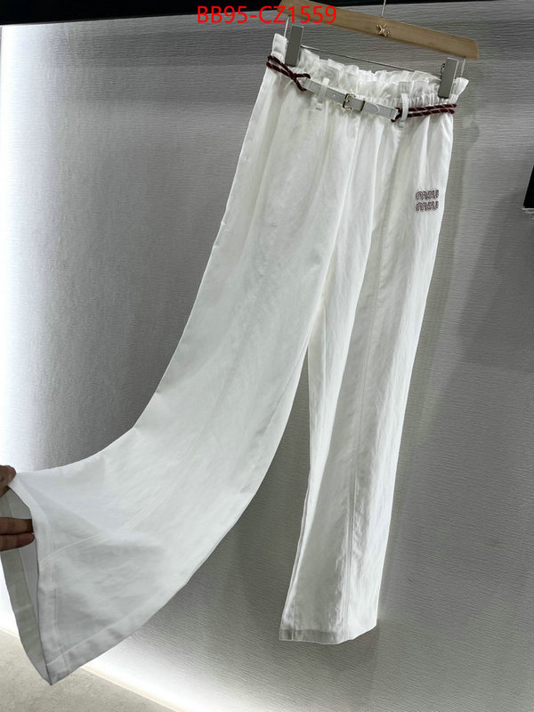 Clothing-MIU MIU store ID: CZ1559 $: 95USD