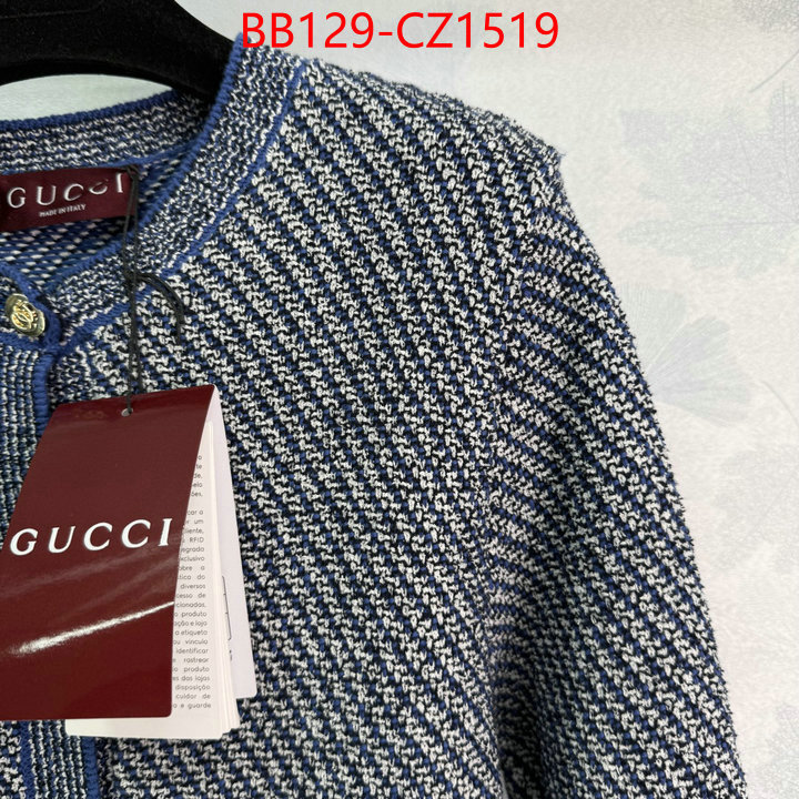 Clothing-Gucci fake aaaaa ID: CZ1519 $: 129USD