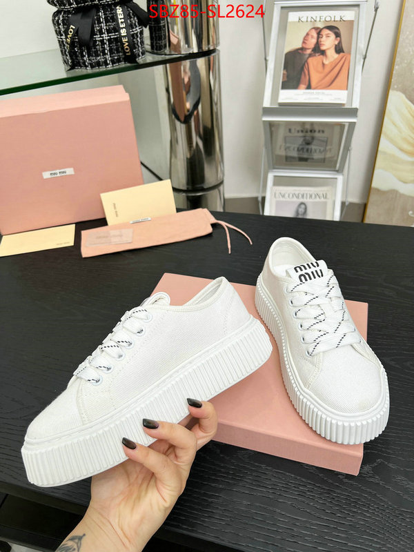 Women Shoes-Miu Miu designer 1:1 replica ID: SL2624 $: 85USD