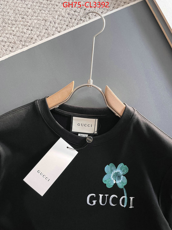 Clothing-Gucci buy luxury 2024 ID: CL3392 $: 75USD