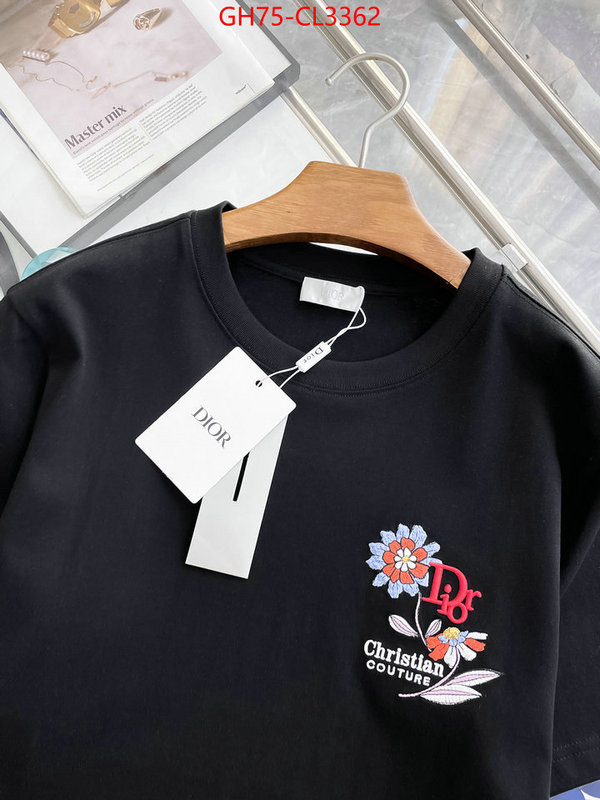 Clothing-Dior replica how can you ID: CL3362 $: 75USD