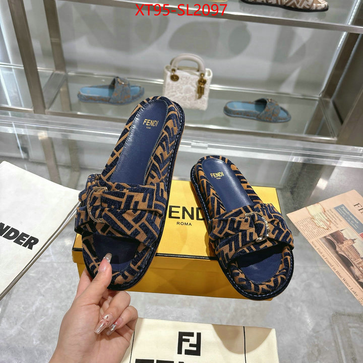 Women Shoes-Fendi designer 1:1 replica ID: SL2097 $: 95USD