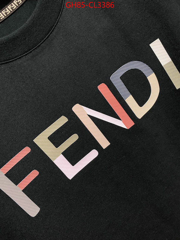 Clothing-Fendi designer wholesale replica ID: CL3386 $: 85USD