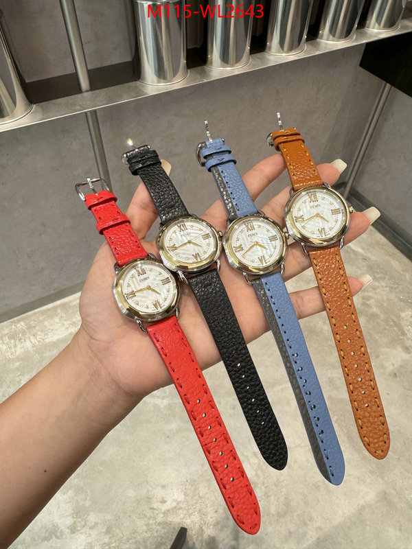 Watch(4A)-Fendi for sale online ID: WL2643 $: 115USD