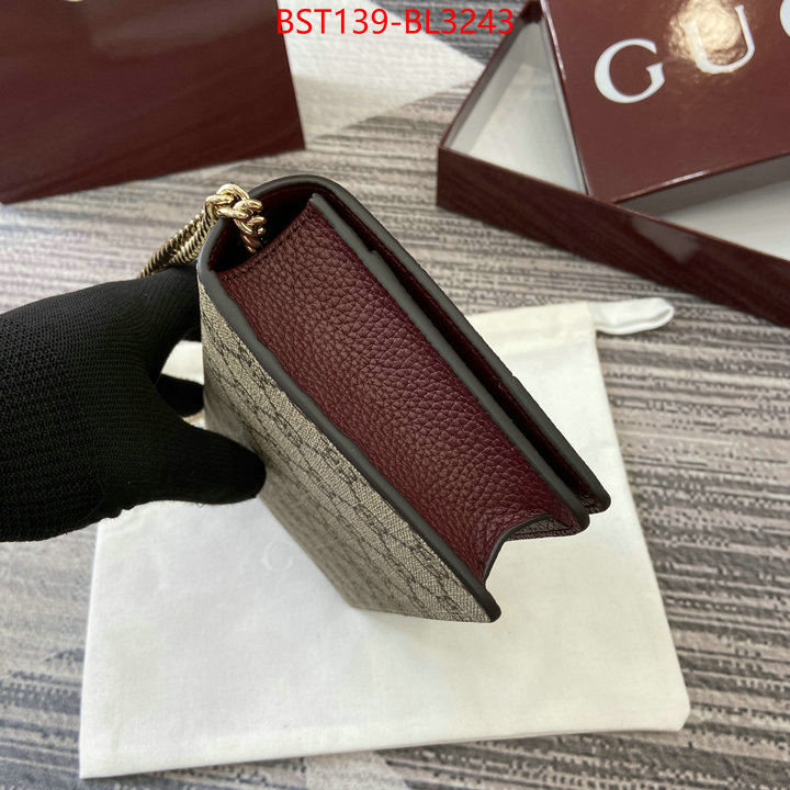 Gucci Bags(TOP)-Crossbody- luxury fake ID: BL3243 $: 139USD,