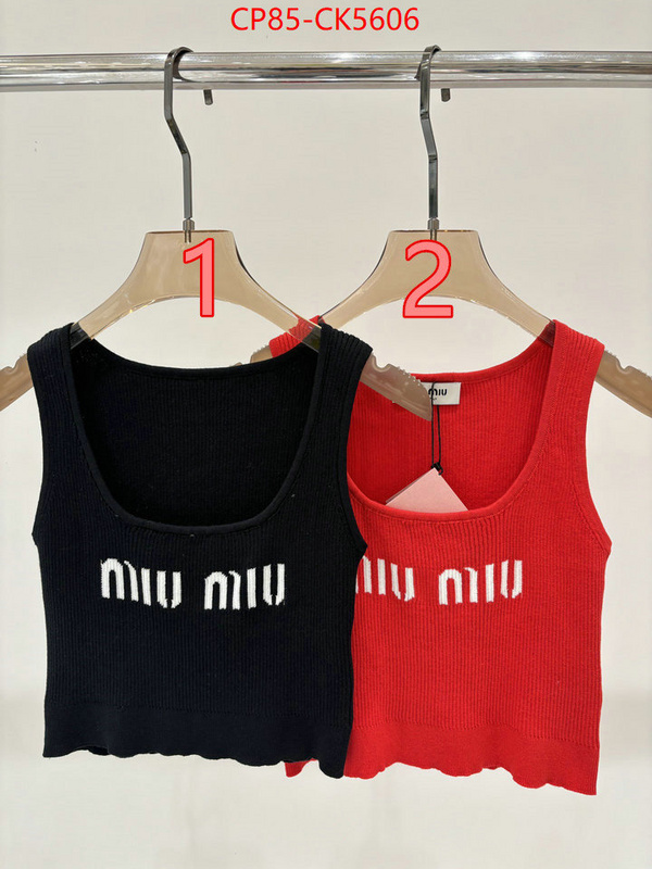 Clothing-MIU MIU from china 2024 ID: CK5606 $: 85USD