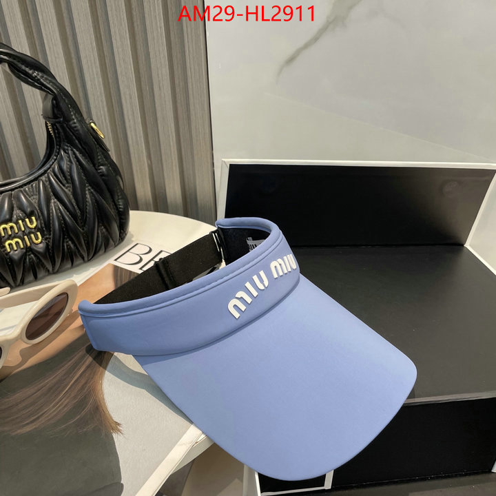 Cap(Hat)-Miu Miu buy cheap replica ID: HL2911 $: 29USD