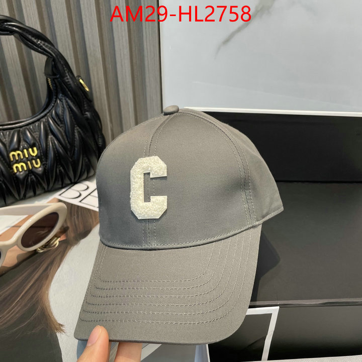 Cap(Hat)-Celine the best quality replica ID: HL2758 $: 29USD