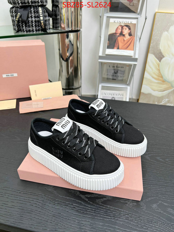 Women Shoes-Miu Miu designer 1:1 replica ID: SL2624 $: 85USD