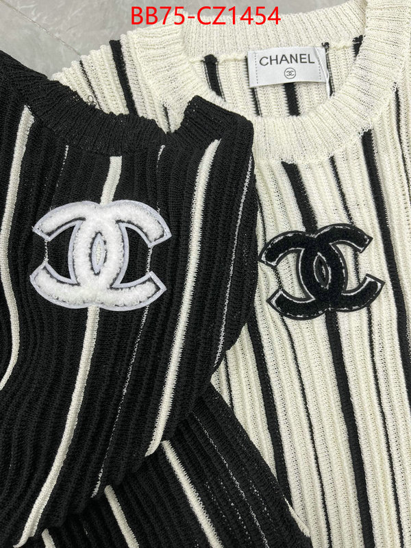 Clothing-Chanel top perfect fake ID: CZ1454 $: 75USD