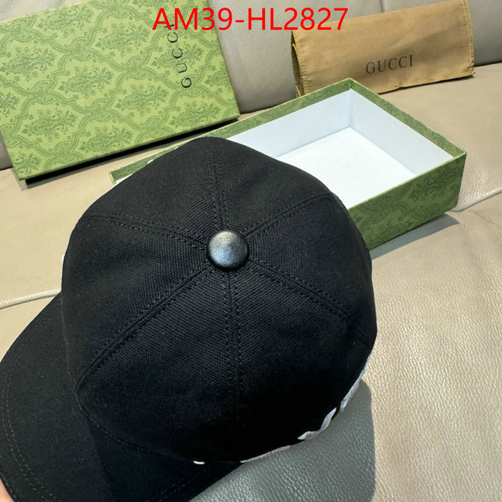 Cap(Hat)-Gucci wholesale designer shop ID: HL2827 $: 39USD