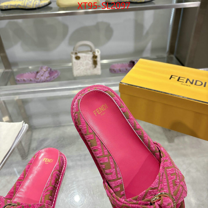 Women Shoes-Fendi designer 1:1 replica ID: SL2097 $: 95USD