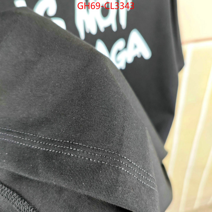 Clothing-Balenciaga high quality ID: CL3343 $: 69USD