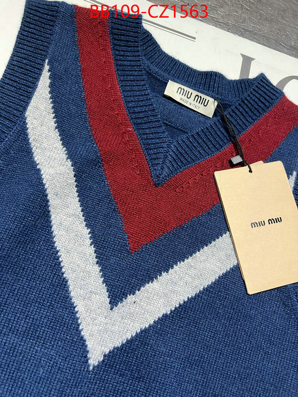 Clothing-MIU MIU best site for replica ID: CZ1563 $: 109USD