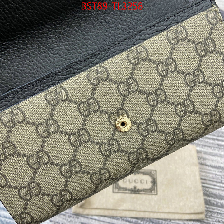 Gucci Bags(TOP)-Wallet- highest quality replica ID: TL3258 $: 89USD,