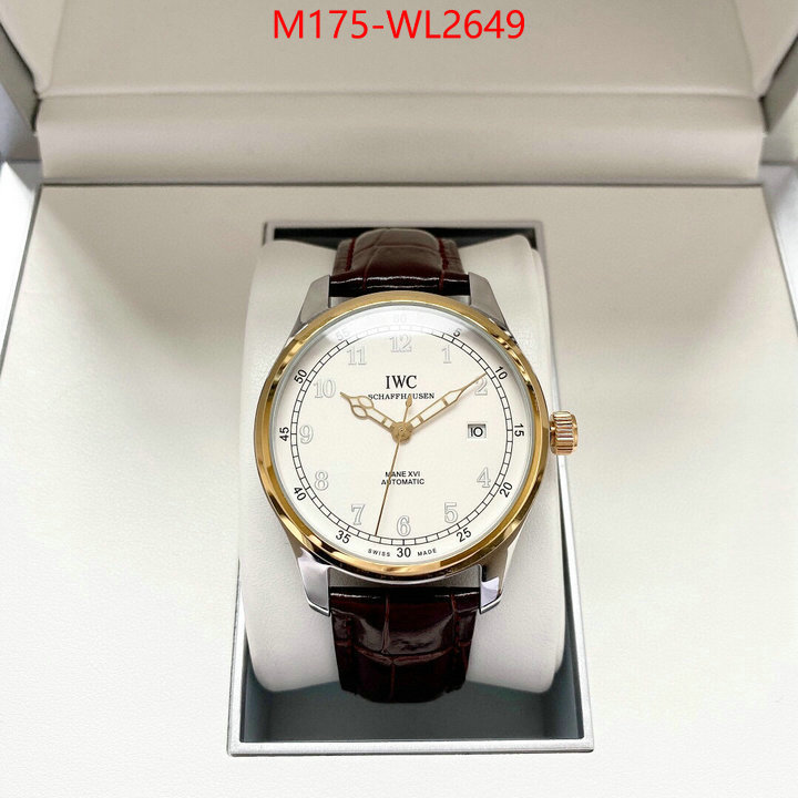 Watch(4A)-IWC online from china designer ID: WL2649 $: 175USD-shoes yupoo Watch(4A)-IWC online from china designer ID: WL2649 $: 175USD