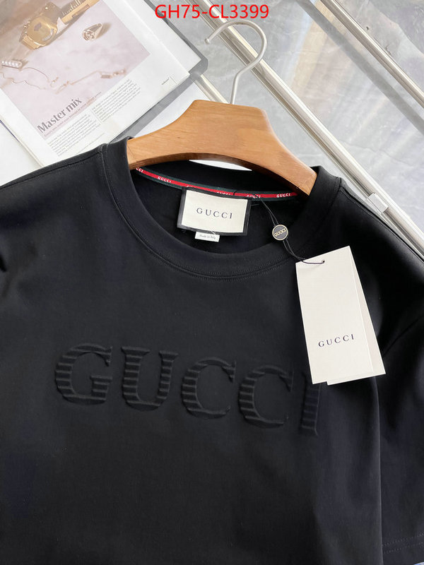 Clothing-Gucci luxury cheap replica ID: CL3399 $: 75USD