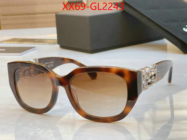 Glasses-Chanel designer high replica ID: GL2243 $: 69USD