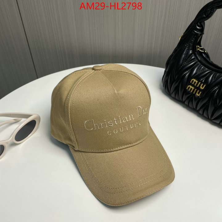 Cap (Hat)-Dior hot sale ID: HL2798 $: 29USD