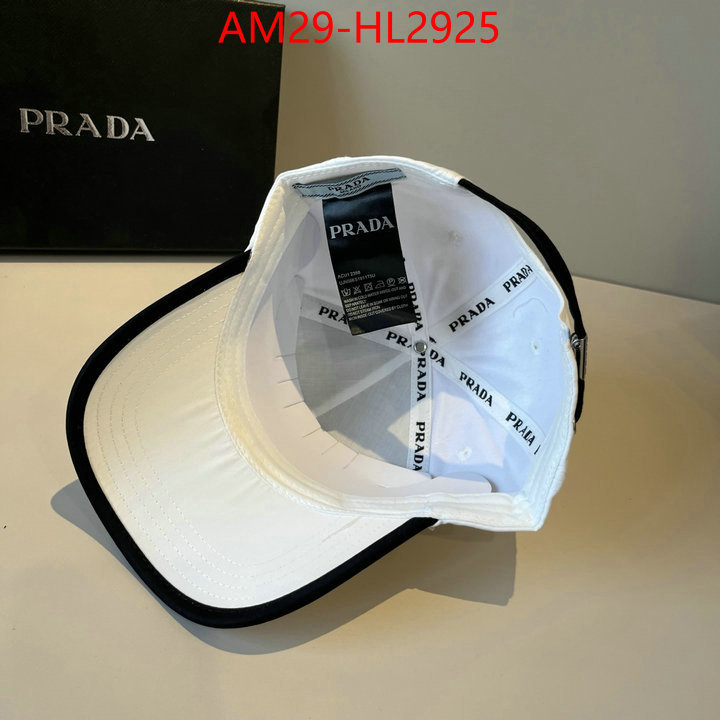 Cap (Hat)-Prada brand designer replica ID: HL2925 $: 29USD