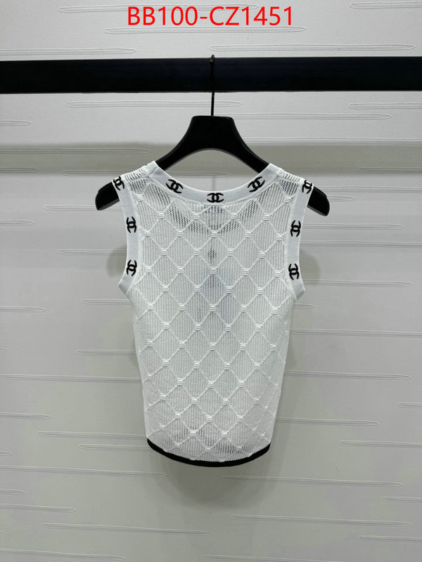Clothing-Chanel aaaaa+ quality replica ID: CZ1451 $: 100USD