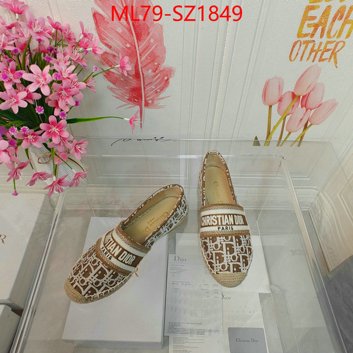 Women Shoes-Dior for sale online ID: SZ1849 $: 79USD
