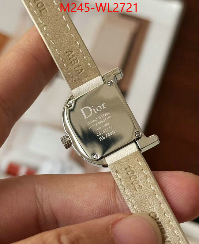 Watch(TOP)-Dior best quality fake ID: WL2721 $: 245USD