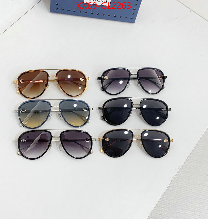 Glasses-Gucci how to find designer replica ID: GL2263 $: 69USD