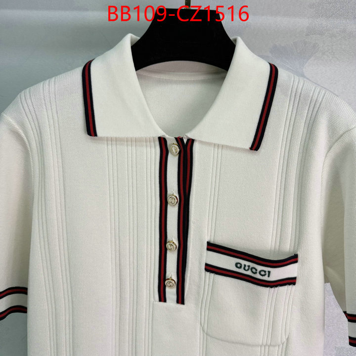 Clothing-Gucci fake aaaaa ID: CZ1516 $: 109USD