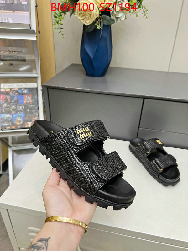 Women Shoes-Miu Miu high quality replica designer ID: SZ1194 $: 100USD