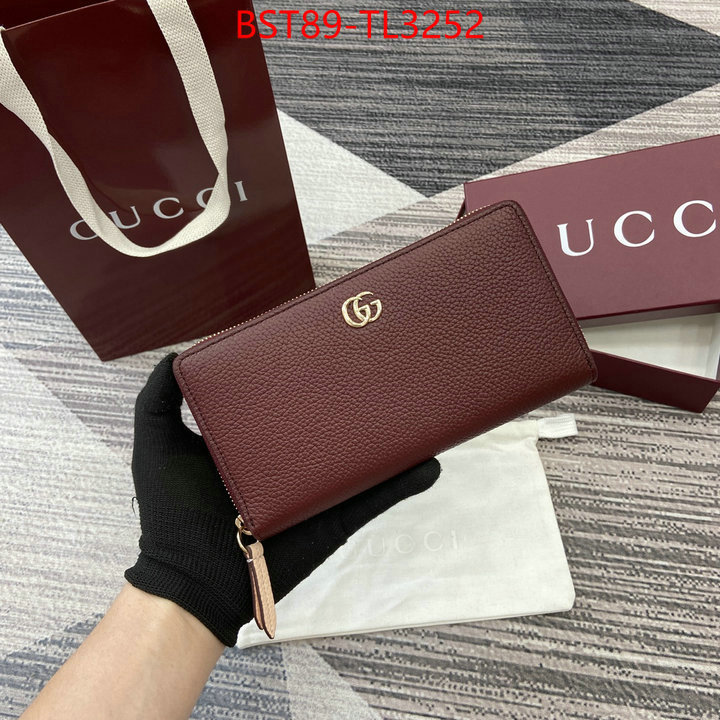 Gucci Bags(TOP)-Wallet- where could you find a great quality designer ID: TL3252 $: 89USD,