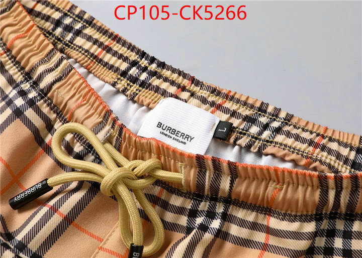 Clothing-Burberry luxury cheap ID: CK5266 $: 105USD