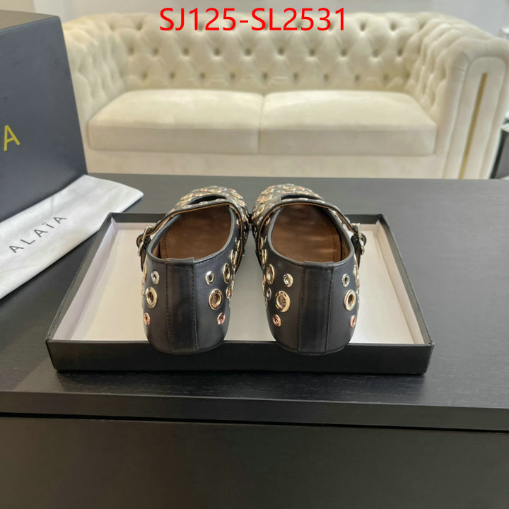 Women Shoes-ALAIA fake aaaaa ID: SL2531 $: 125USD