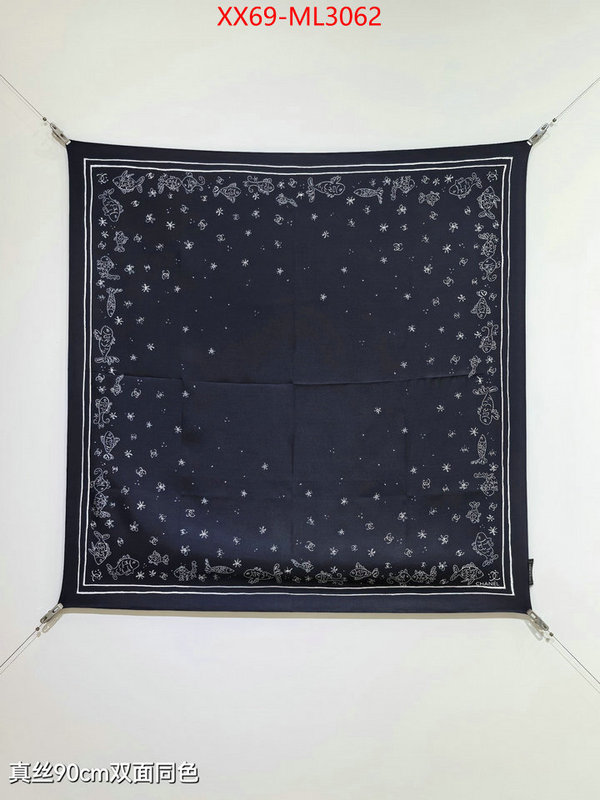 Scarf-Chanel outlet 1:1 replica ID: ML3062 $: 69USD