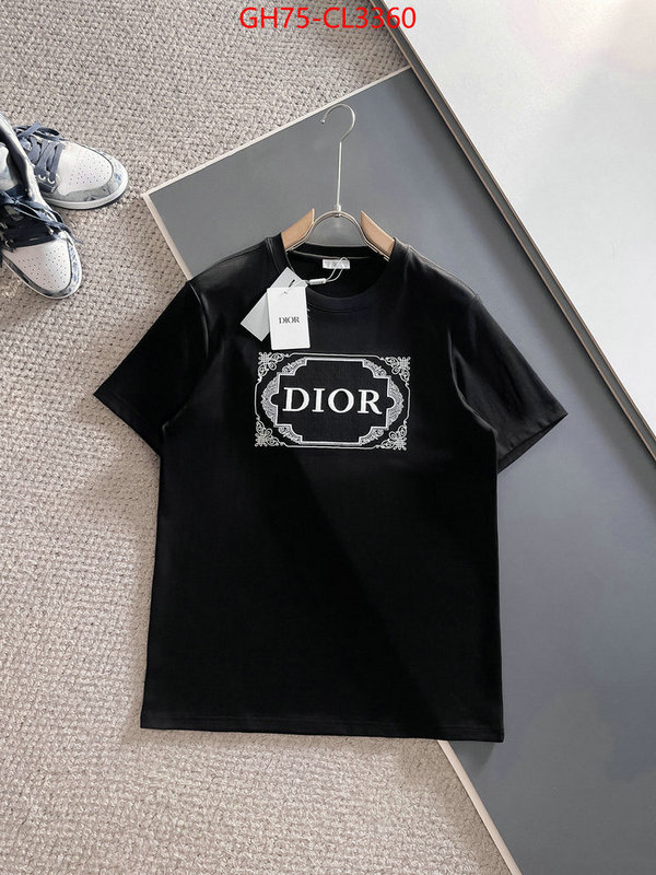 Clothing-Dior copy aaaaa ID: CL3360 $: 75USD