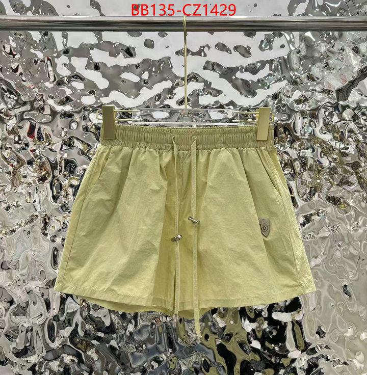 Clothing-Burberry luxury fashion replica designers ID: CZ1429 $: 135USD