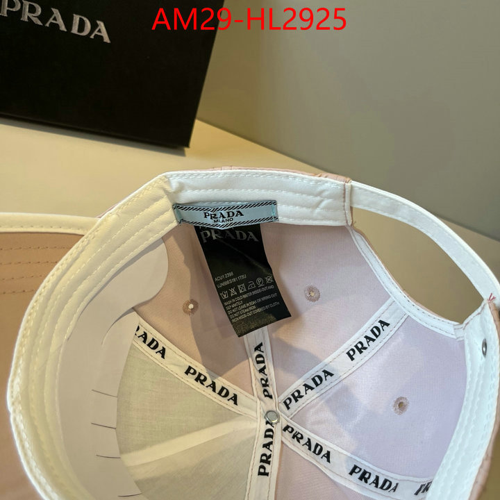 Cap (Hat)-Prada brand designer replica ID: HL2925 $: 29USD