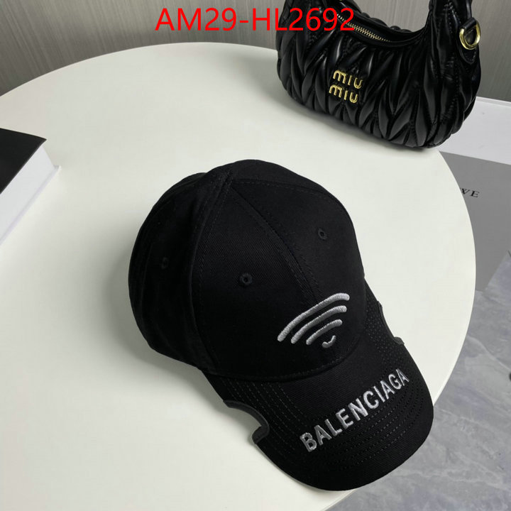 Cap(Hat)-Balenciaga for sale cheap now ID: HL2692 $: 29USD