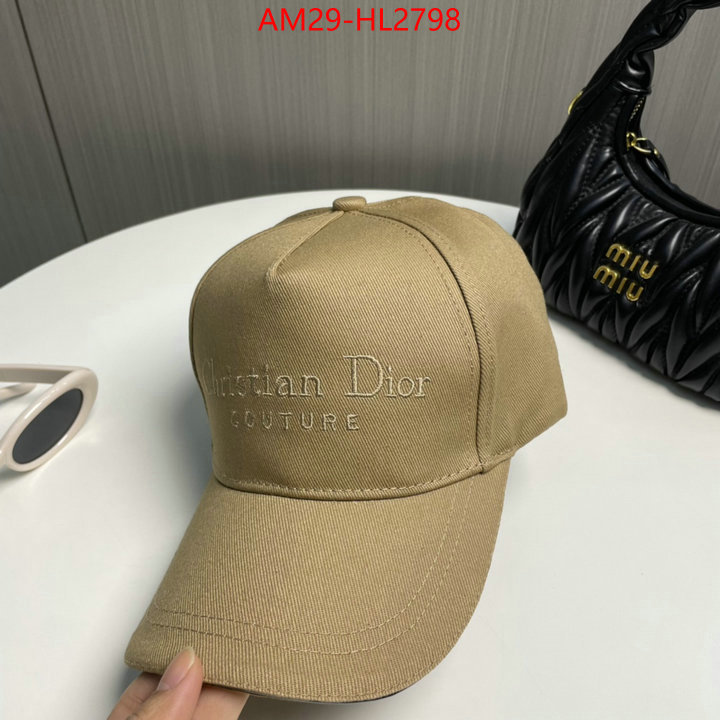Cap (Hat)-Dior hot sale ID: HL2798 $: 29USD