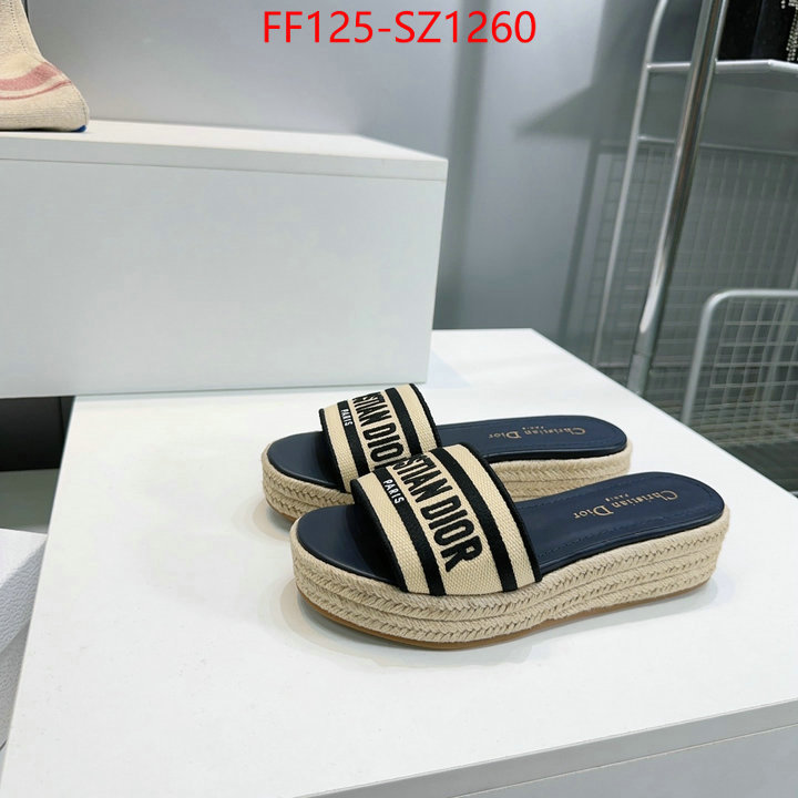 Women Shoes-Dior highest product quality ID: SZ1260 $: 125USD