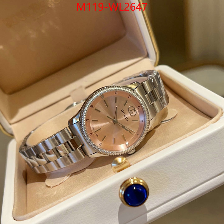 Watch(4A)-Gucci fake high quality ID: WL2647 $: 119USD