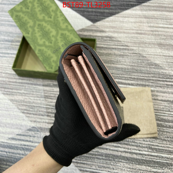 Gucci Bags(TOP)-Wallet- highest quality replica ID: TL3258 $: 89USD,