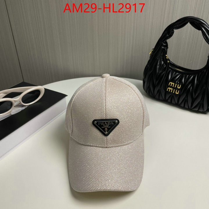 Cap (Hat)-Prada high quality replica designer ID: HL2917 $: 29USD