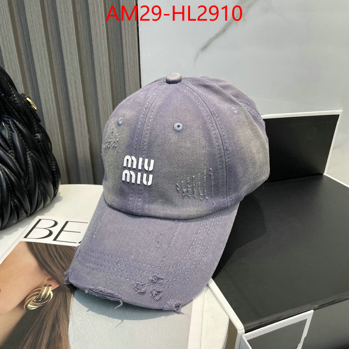 Cap(Hat)-Miu Miu best website for replica ID: HL2910 $: 29USD